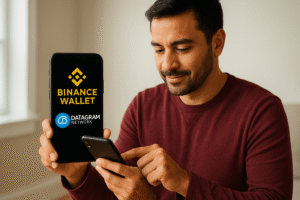 binance wallet lists DGRAM